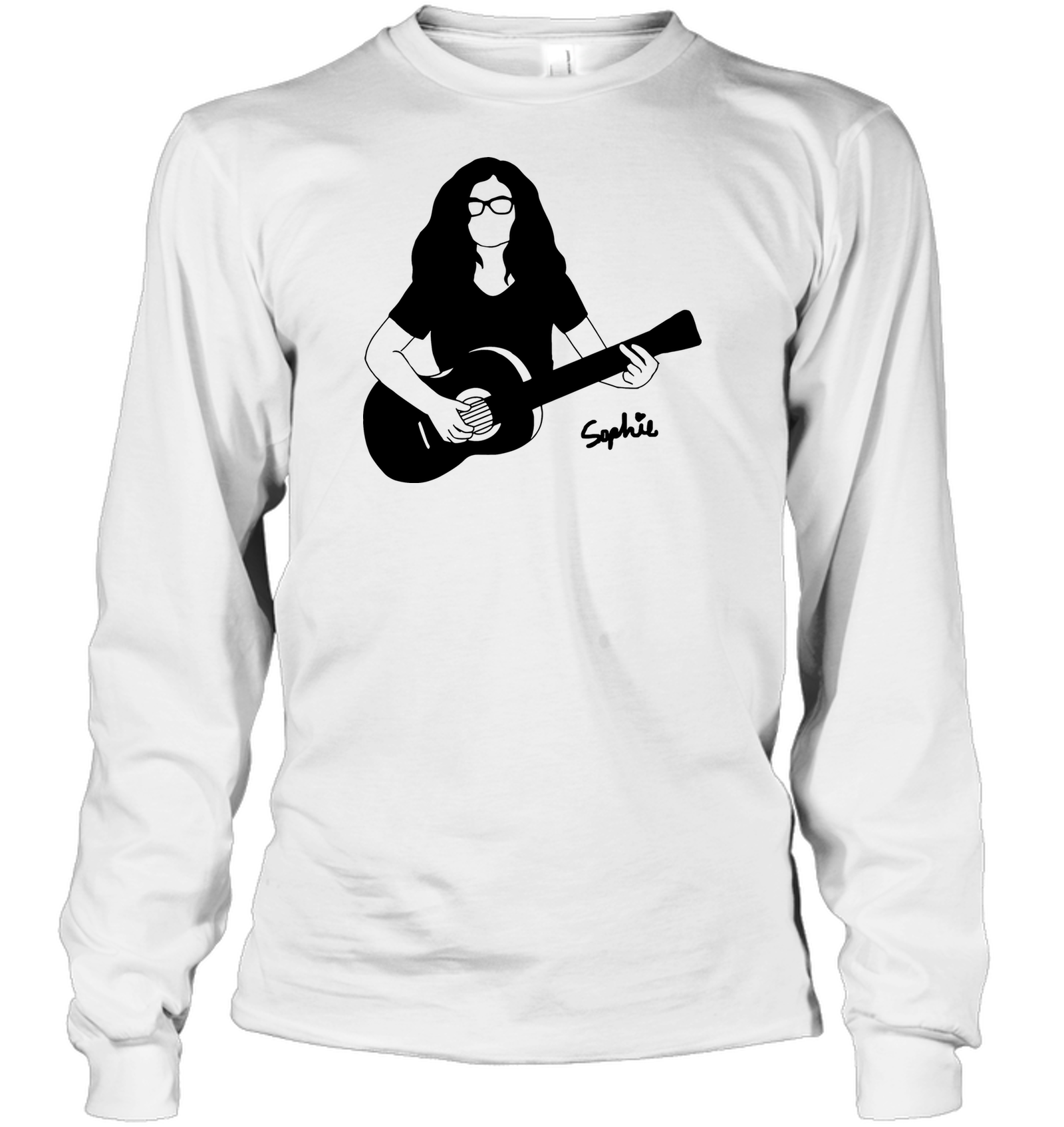 Playin My Guitar, Sophie - Gildan Adult Classic Long Sleeve T-Shirt