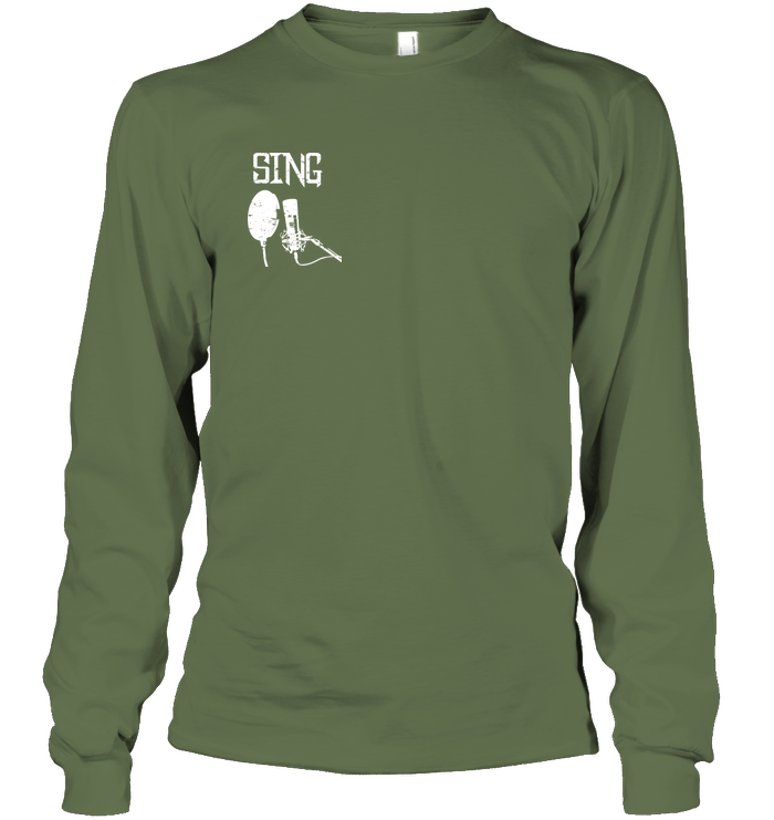 Sing (Pocket Size)  - Gildan Adult Classic Long Sleeve T-Shirt