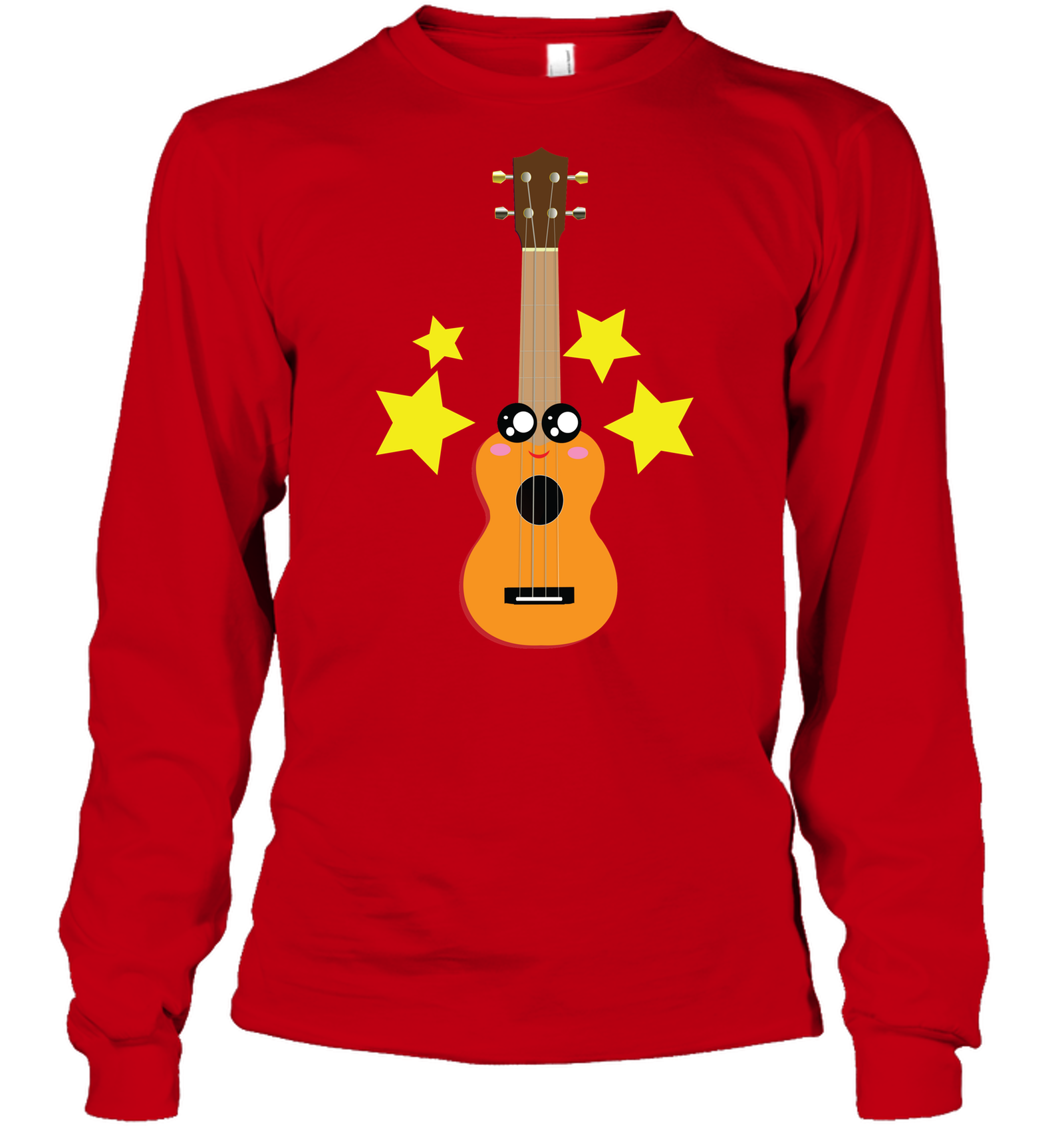 Cute Guitar - Gildan Adult Classic Long Sleeve T-Shirt