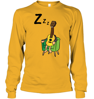 Sleeping Guitar - Gildan Adult Classic Long Sleeve T-Shirt