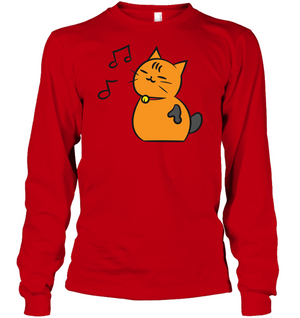 Singing Kitty - Gildan Adult Classic Long Sleeve T-Shirt