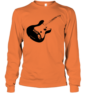 Cool black electric guitar - Gildan Adult Classic Long Sleeve T-Shirt