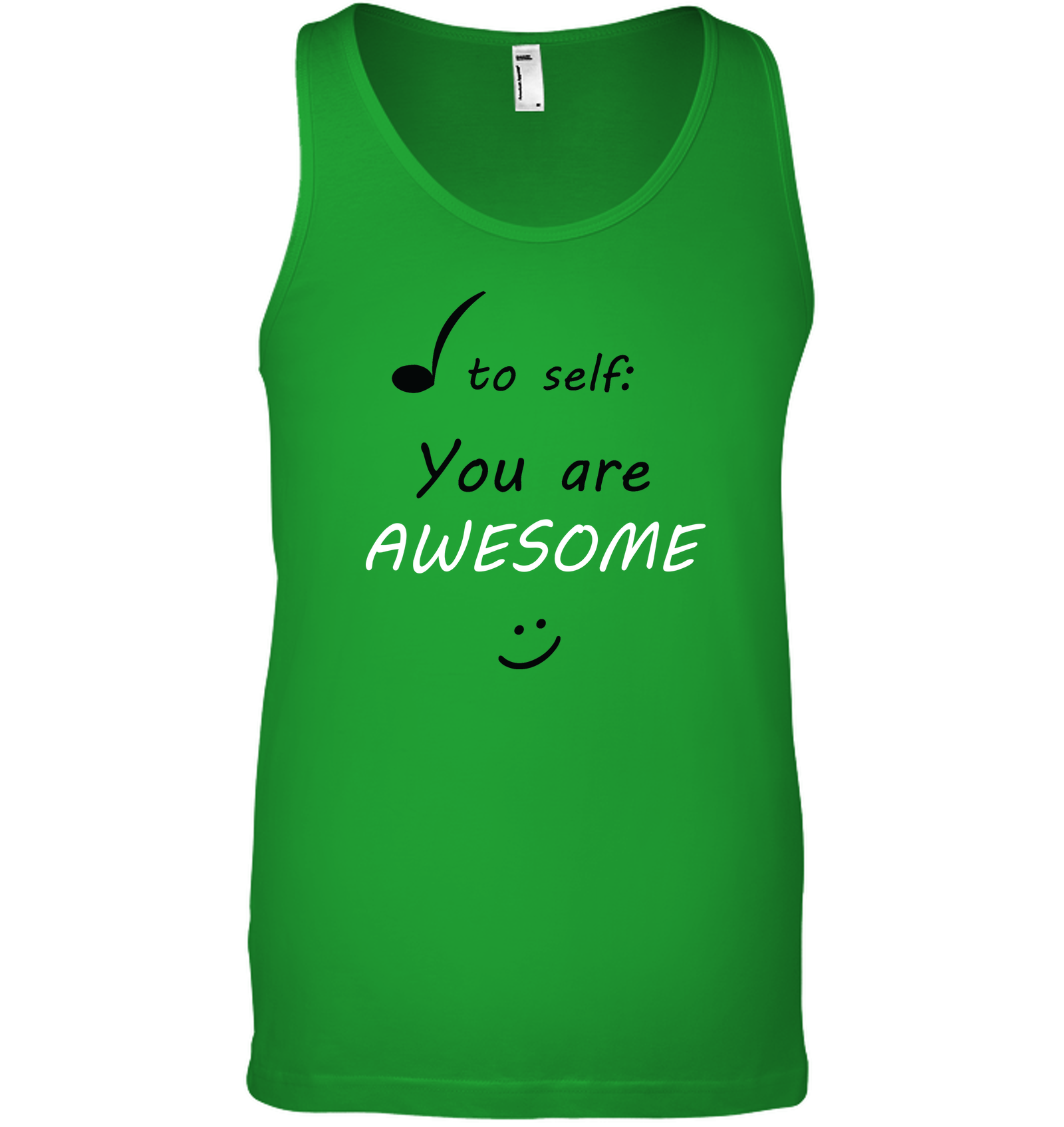 Note to Self, You Are Awesome - Bella + Canvas Unisex Jersey Tank