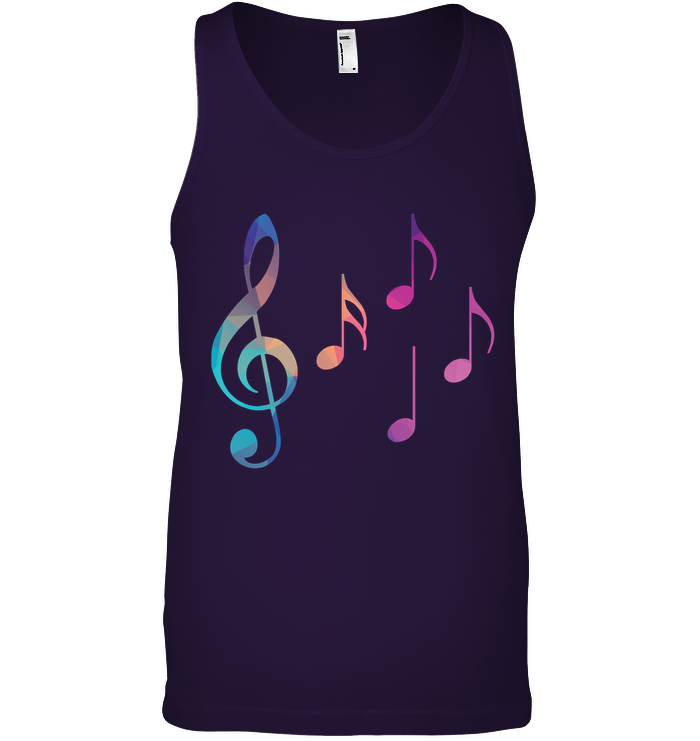 Colorful Notes - Bella + Canvas Unisex Jersey Tank
