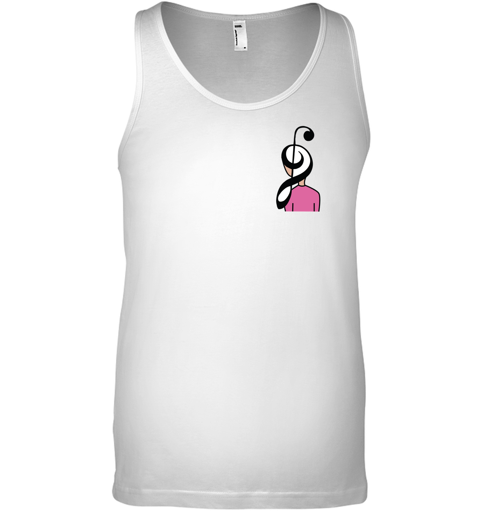 Musical Hairstyle (Pocket Size) - Bella + Canvas Unisex Jersey Tank