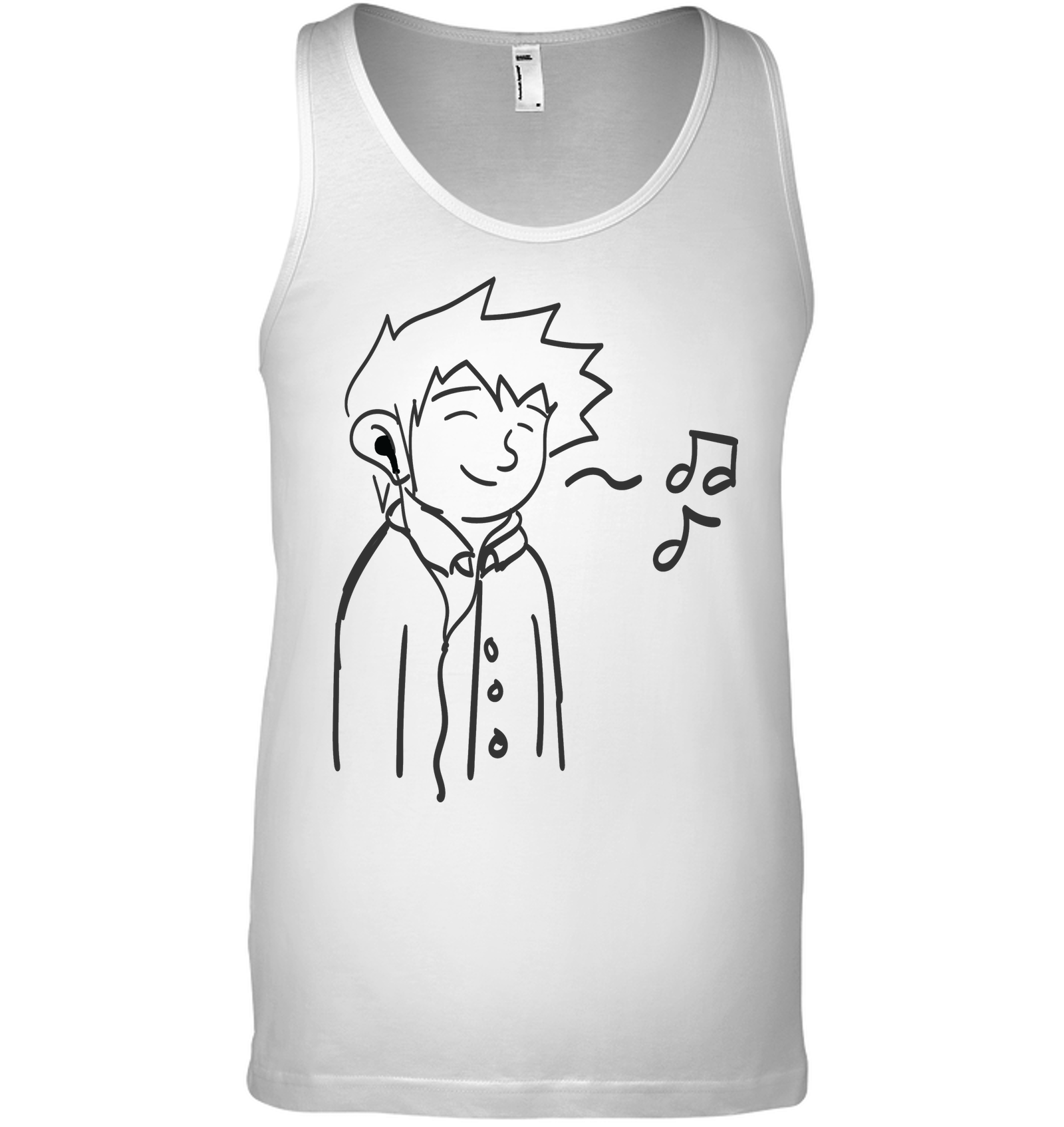 Listening to my Song - Bella + Canvas Unisex Jersey Tank