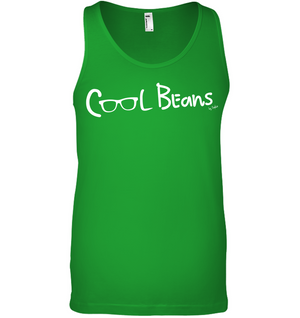 Cool Beans - White (Style 2) - Bella + Canvas Unisex Jersey Tank