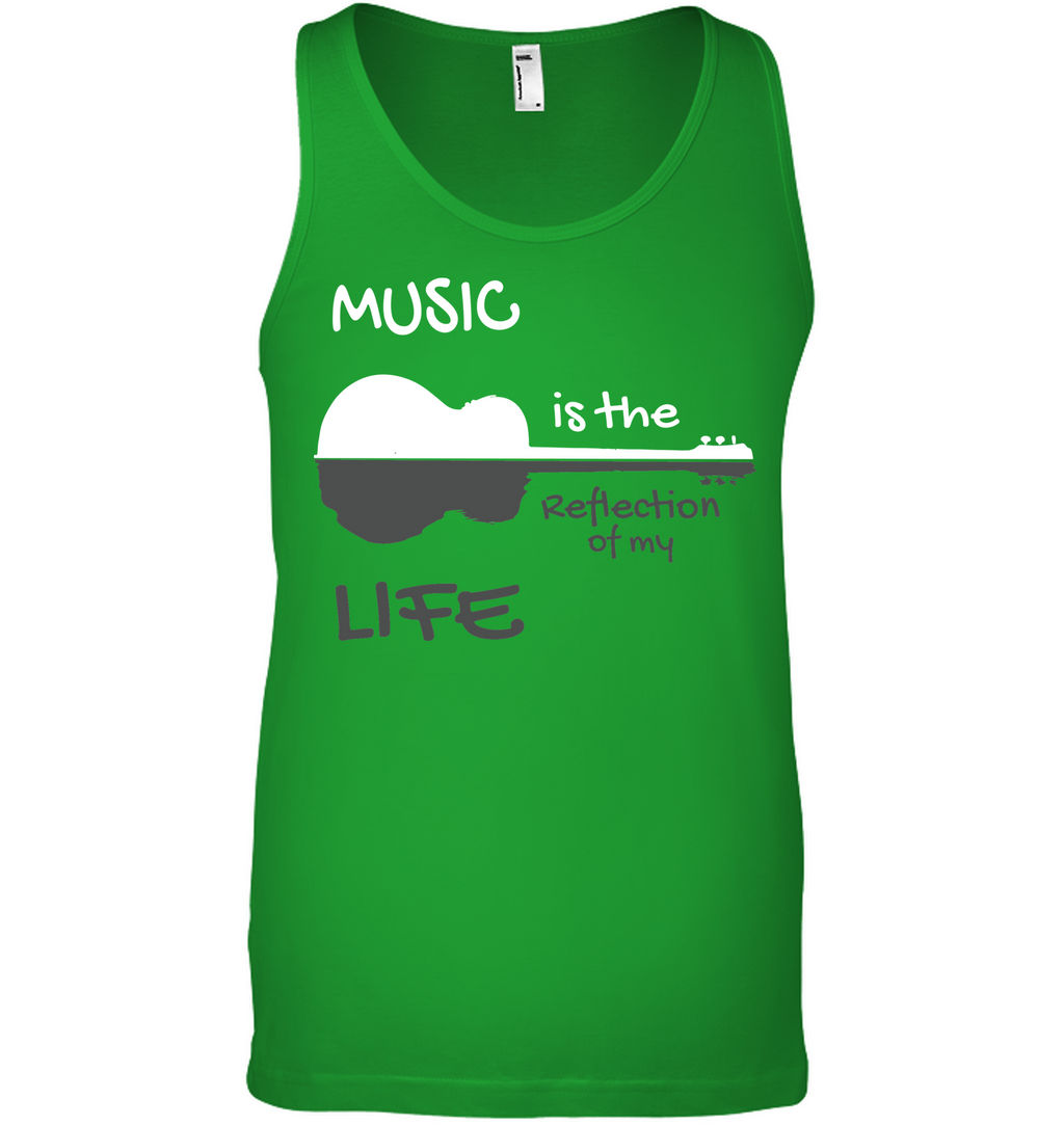 Music is the Reflection of my Life - Bella + Canvas Unisex Jersey Tank