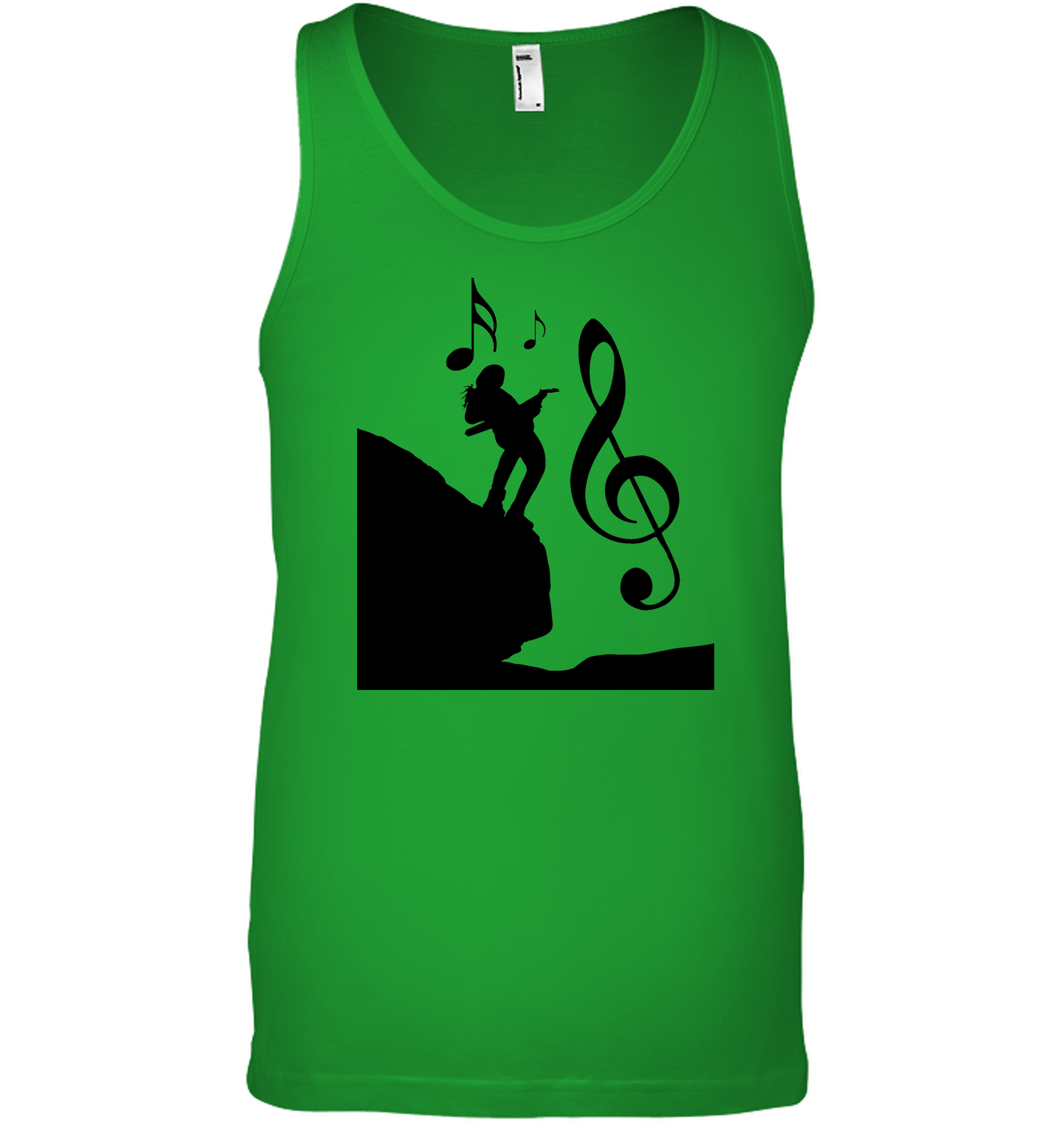 Playin Guitar on the Hill - Bella + Canvas Unisex Jersey Tank