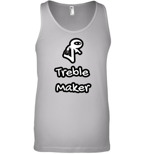 Treble Maker Robber White - Bella + Canvas Unisex Jersey Tank