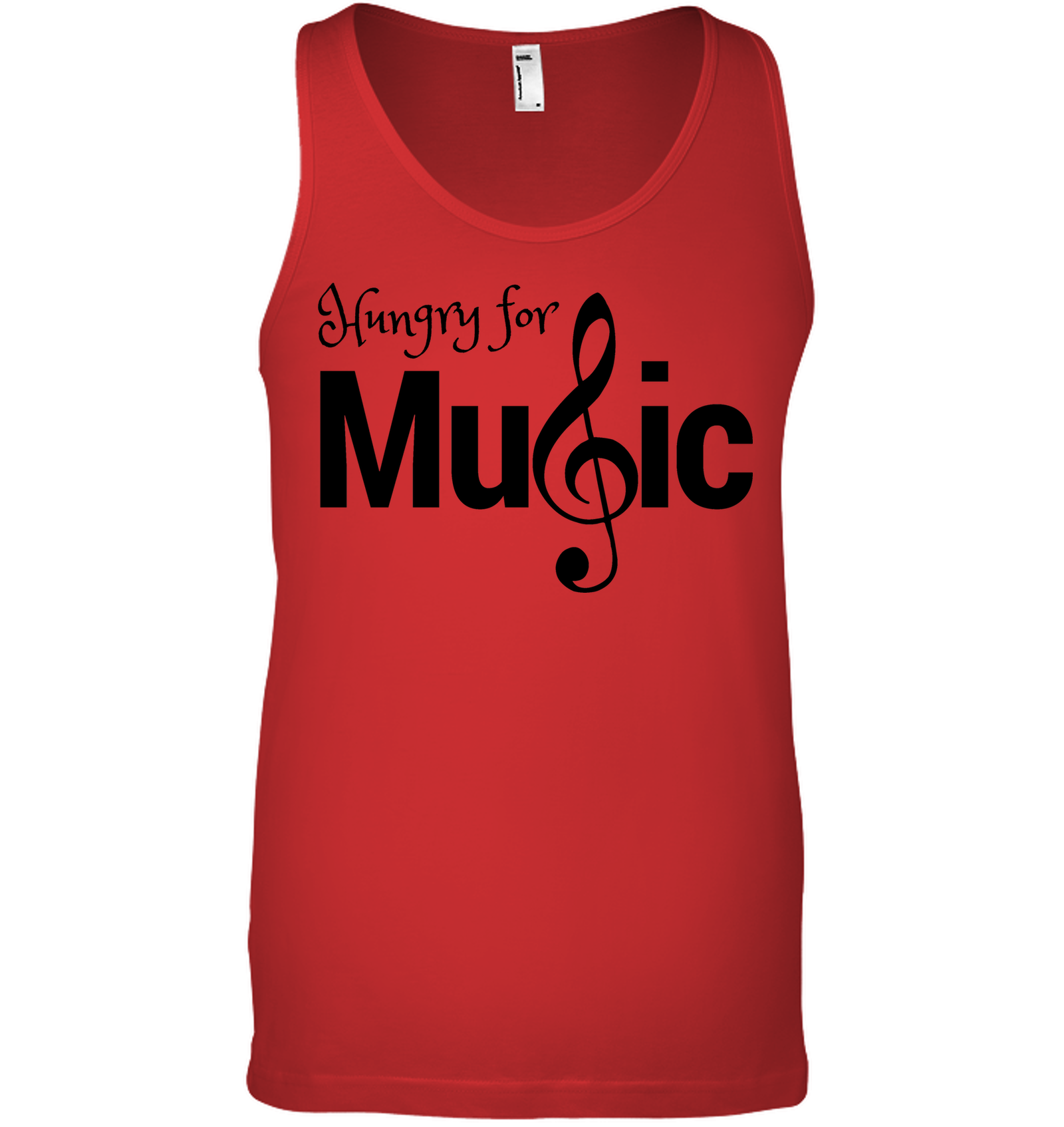 Hungry for Music - Bella + Canvas Unisex Jersey Tank