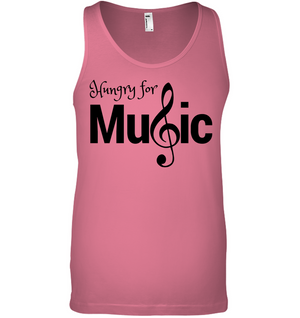Hungry for Music - Bella + Canvas Unisex Jersey Tank