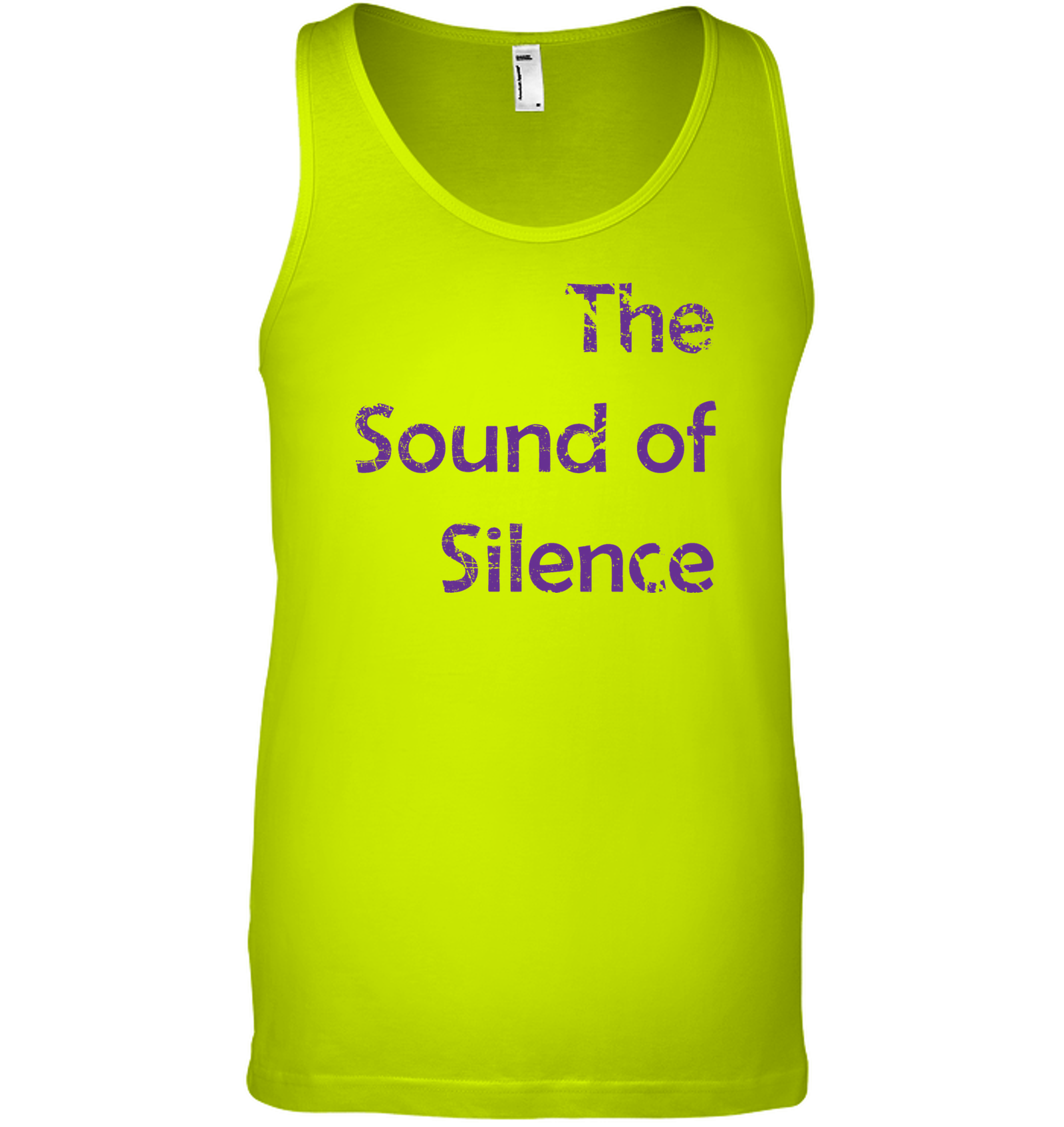 The Sound of Silence - Bella + Canvas Unisex Jersey Tank