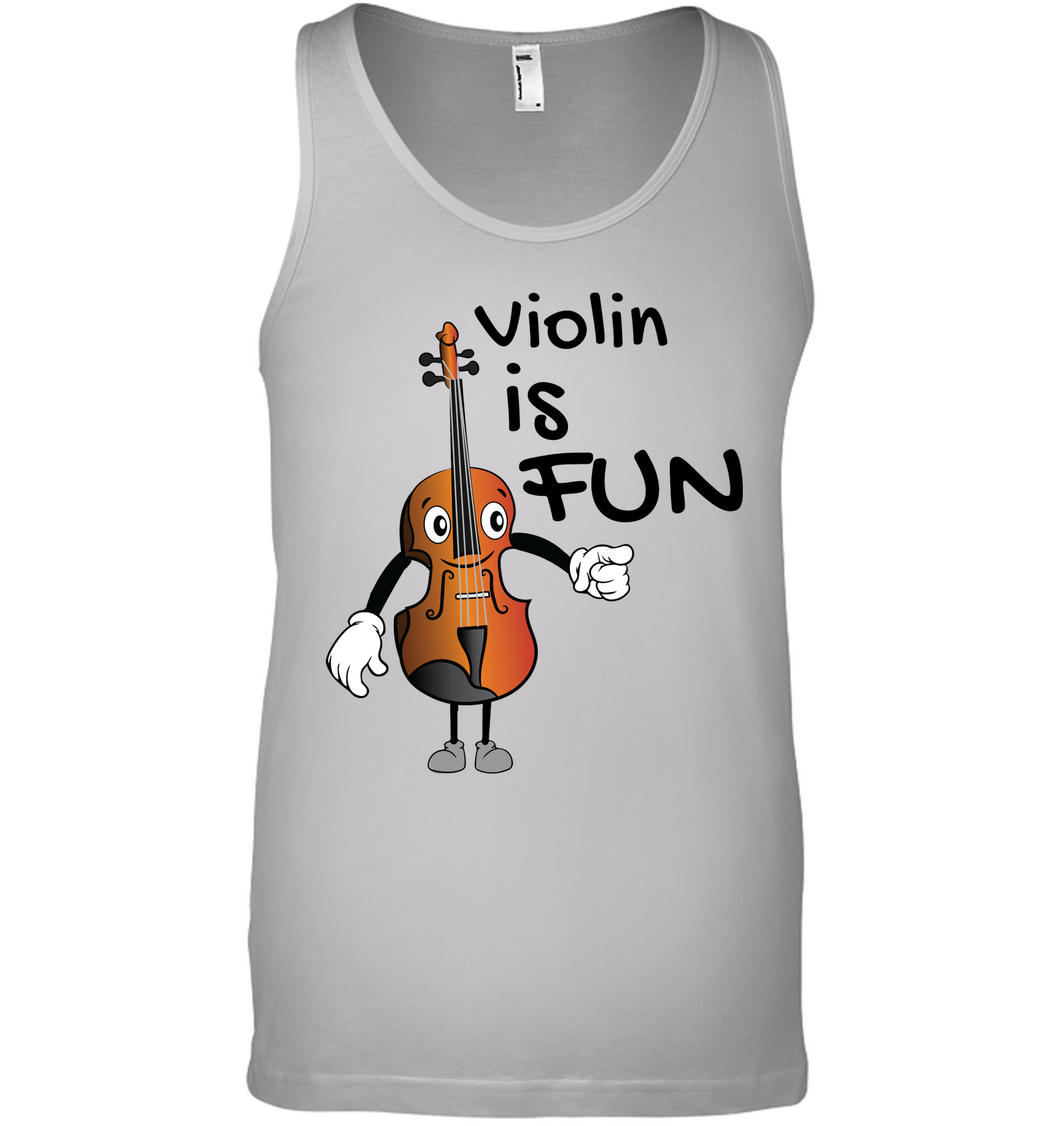 Violin is Fun - Bella + Canvas Unisex Jersey Tank