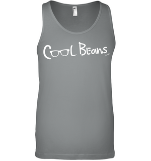 Cool Beans - White (Style 2) - Bella + Canvas Unisex Jersey Tank