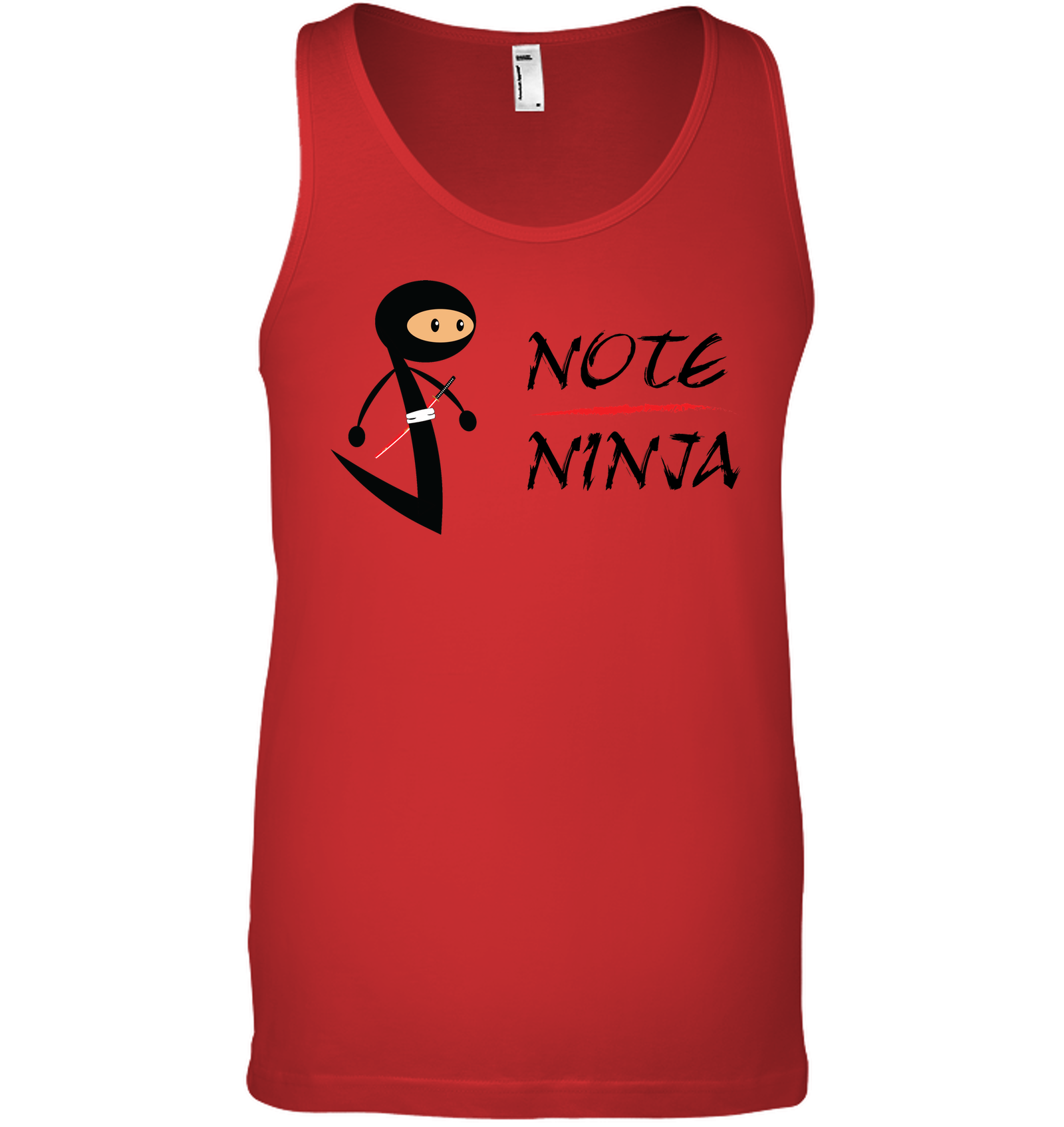 Musical Note Ninja - Bella + Canvas Unisex Jersey Tank