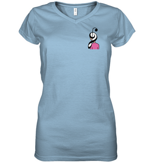 Musical Hairstyle (Pocket Size) - Hanes Women's Nano-T® V-Neck T-Shirt