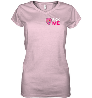 Pick Me (Pocket Size) - Hanes Women's Nano-T® V-Neck T-Shirt
