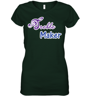 Treble Maker plain and simple - Hanes Women's Nano-T® V-Neck T-Shirt