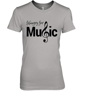 Hungry for Music - Hanes Women's Nano-T® T-shirt
