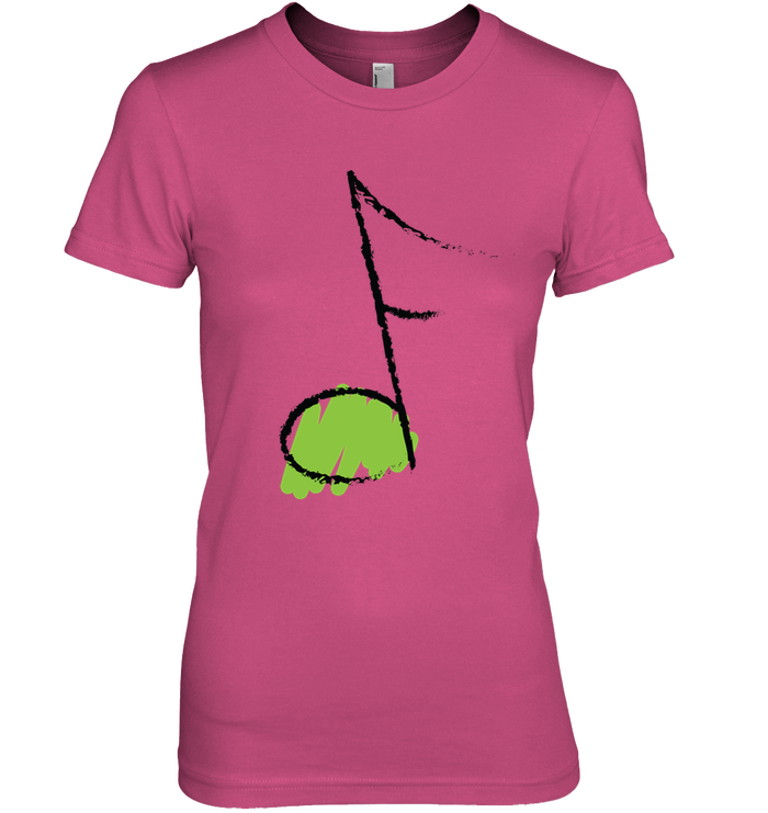 Green Note - Hanes Women's Nano-T® T-shirt
