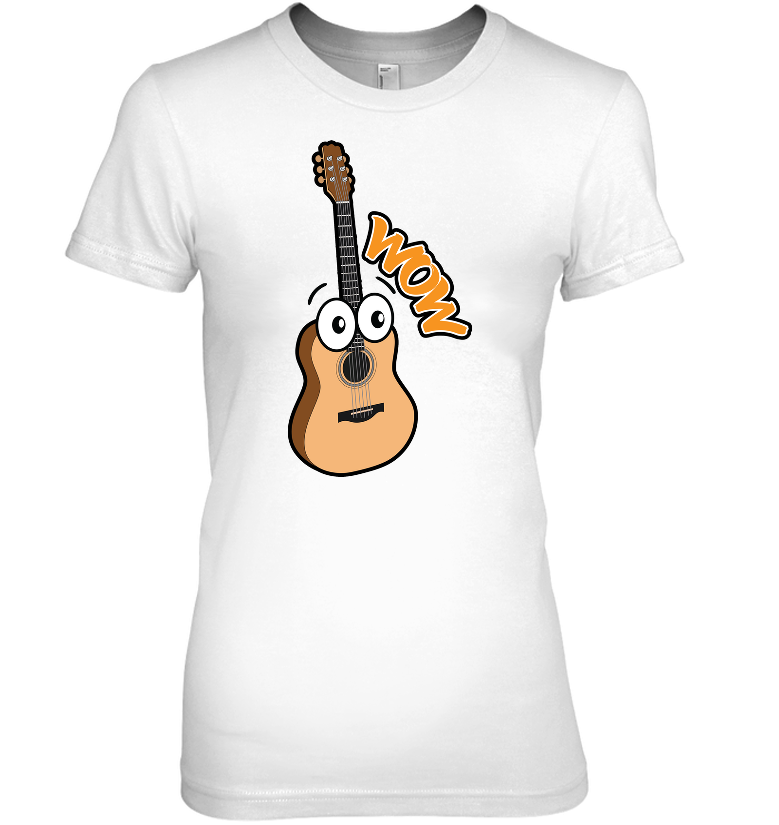 Wow Guitar - Hanes Women's Nano-T® T-Shirt