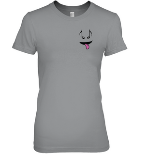Silly Note Face (Pocket Size) - Hanes Women's Nano-T® T-Shirt