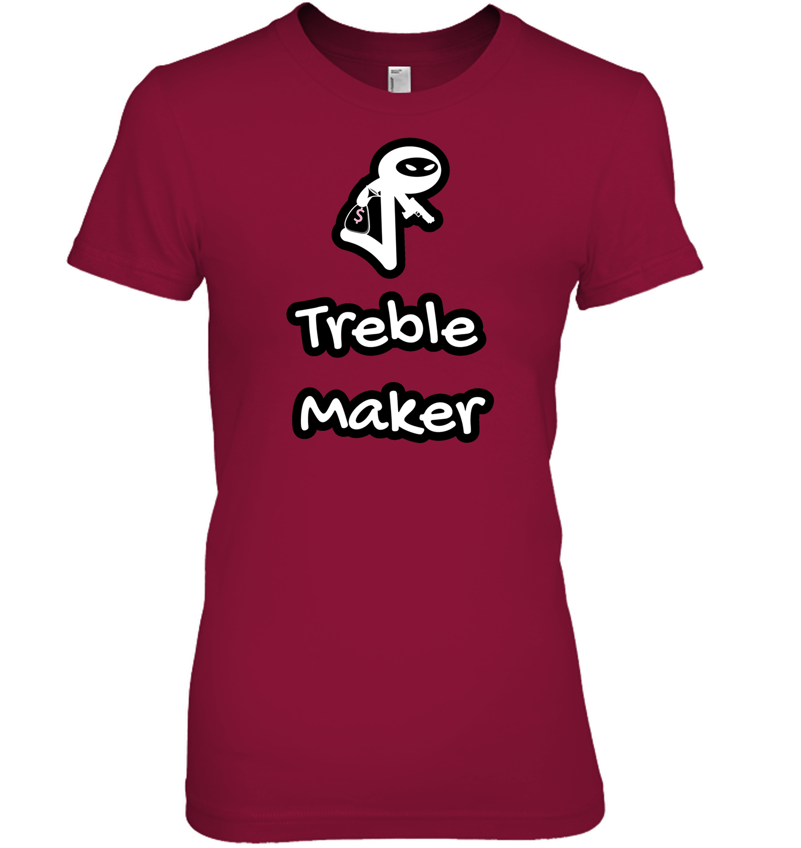 Treble Maker Robber White - Hanes Women's Nano-T® T-shirt