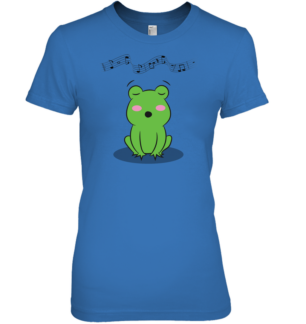 Singing Frog - Hanes Women's Nano-T® T-Shirt