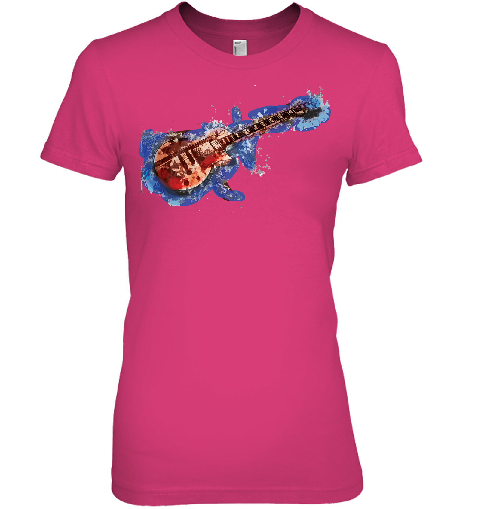 Guitar Art - Hanes Women's Nano-T® T-shirt