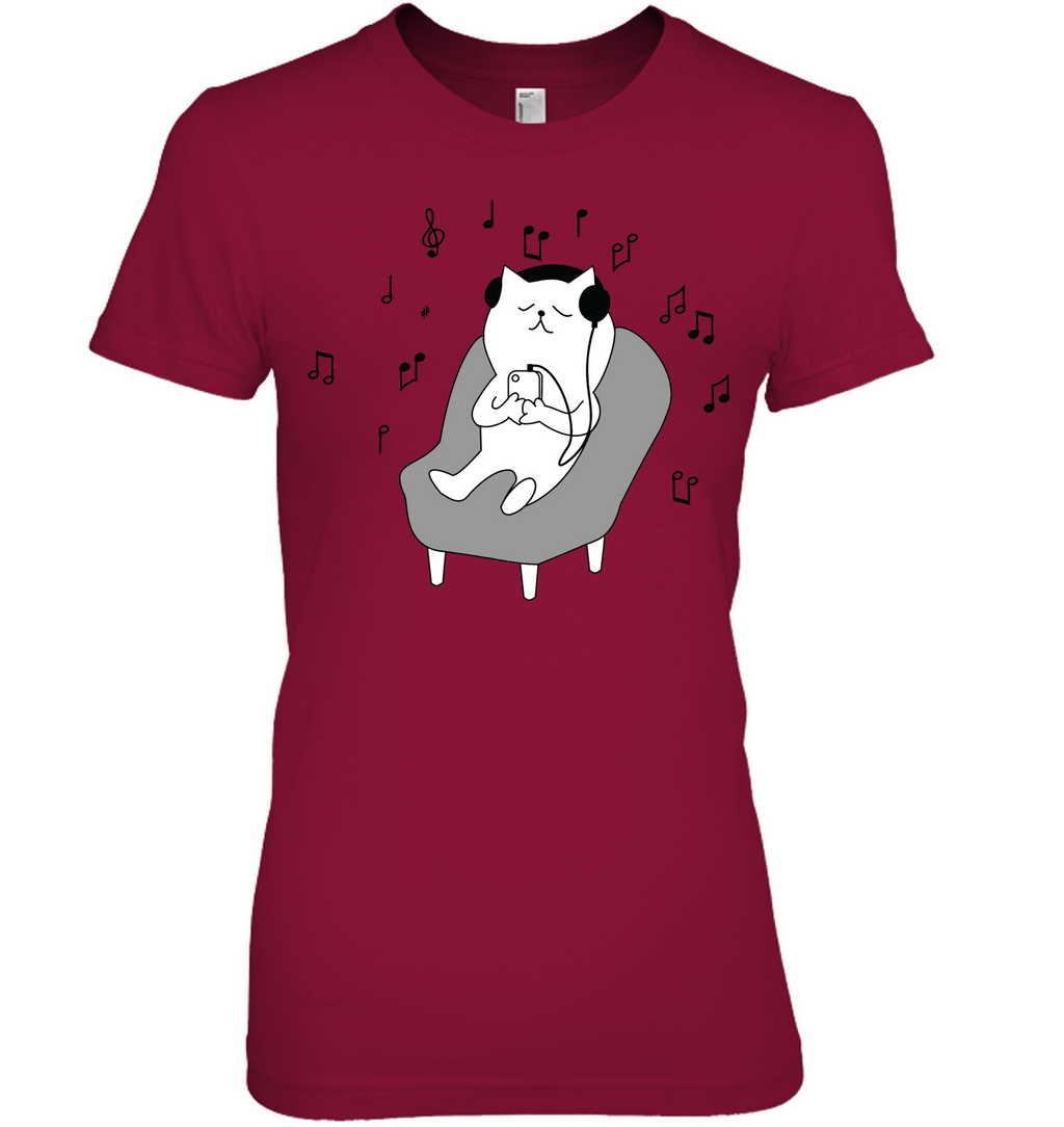 Chilin Kitty - Hanes Women's Nano-T® T-shirt