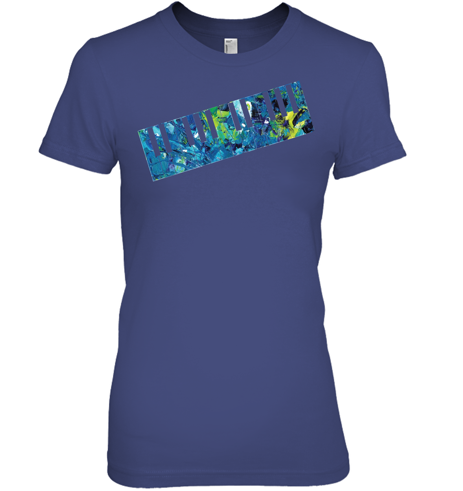 Keyboard Art - Hanes Women's Nano-T® T-Shirt