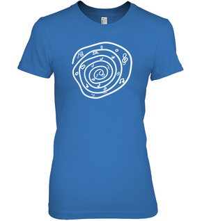 Notes in a Swirl - Hanes Women's Nano-T® T-shirt
