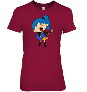 Girl Singin with Guitar - Hanes Women's Nano-T® T-Shirt