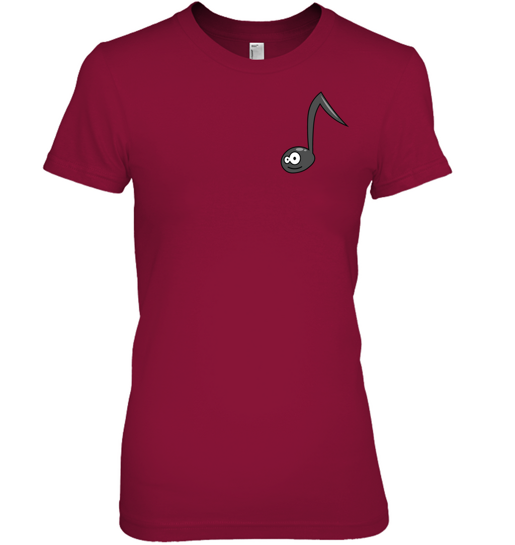 Curious Note (Pocket Size) - Hanes Women's Nano-T® T-shirt