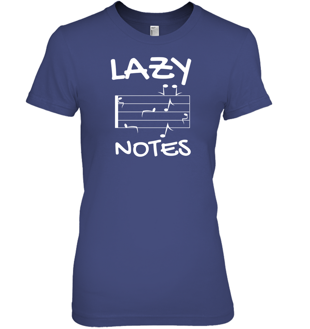 Lazy Notes - Hanes Women's Nano-T® T-Shirt