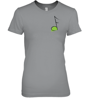 Green Note (Pocket Size) - Hanes Women's Nano-T® T-Shirt