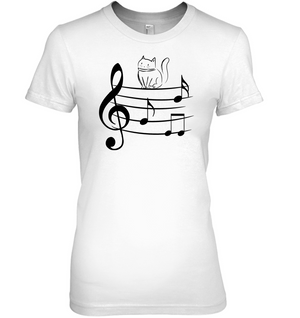 Kitty on a Staff - Hanes Women's Nano-T® T-shirt