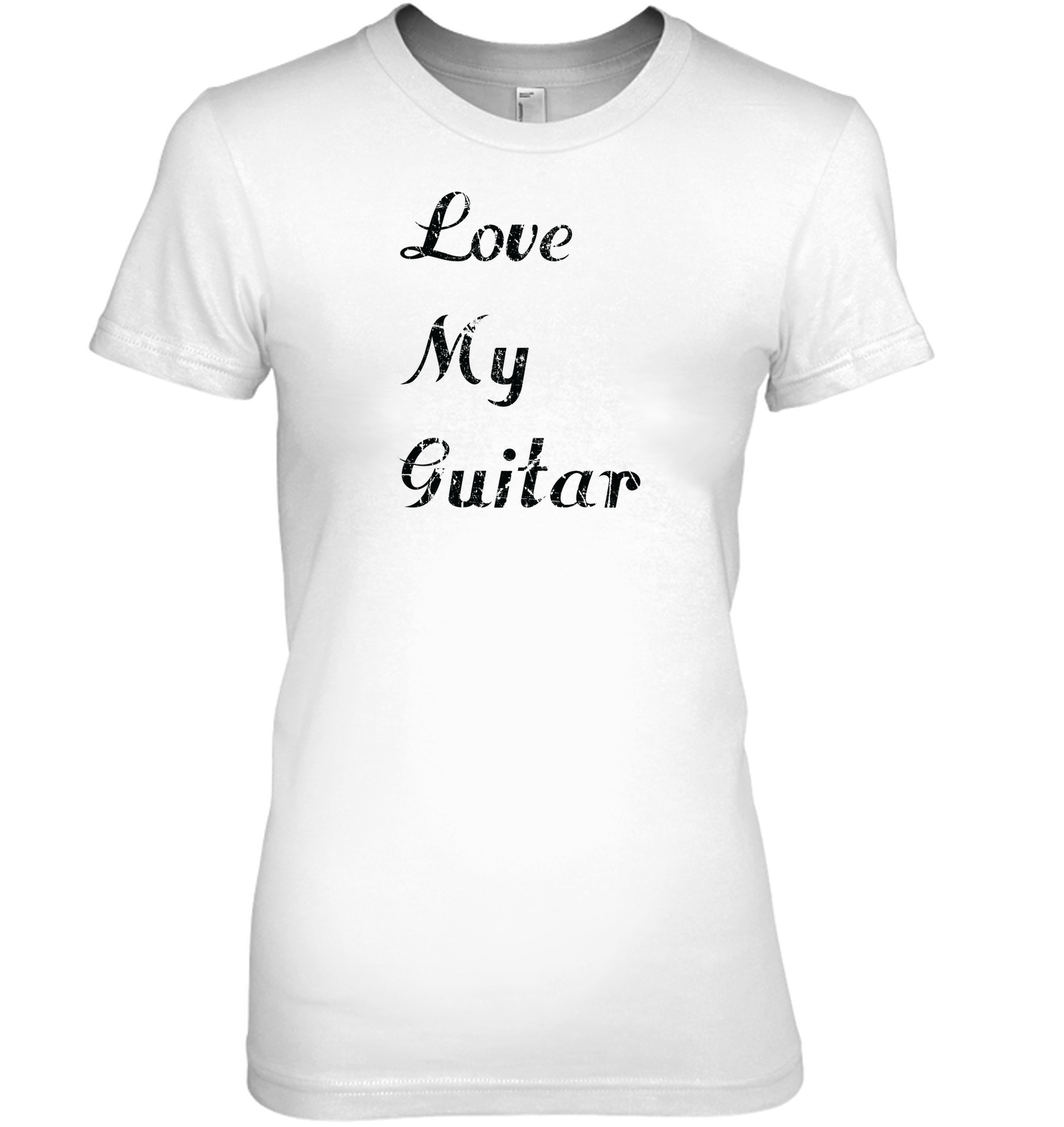 Love My Guitar simple and true - Hanes Women's Nano-T® T-shirt