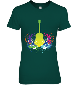 Guitar is Born - Hanes Women's Nano-T® T-Shirt