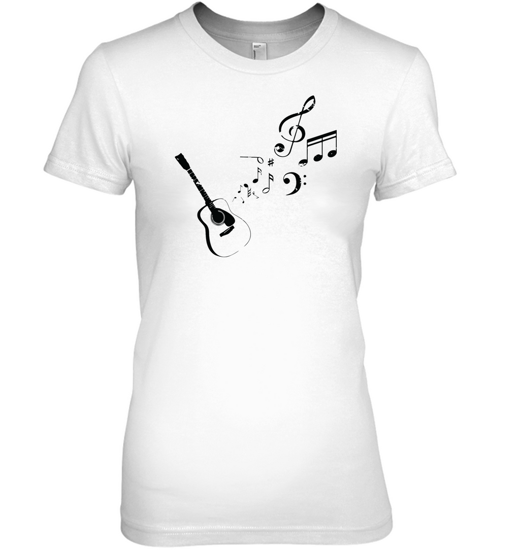 Guitar Tunes  - Hanes Women's Nano-T® T-shirt