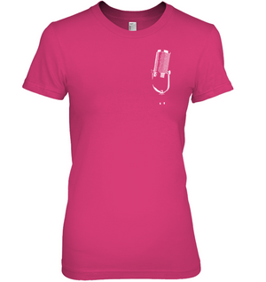 The Mic (Pocket Size) - Hanes Women's Nano-T® T-shirt