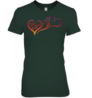 Hearts Music Fun - Hanes Women's Nano-T® T-shirt