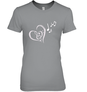 Heart Felt Notes - Hanes Women's Nano-T® T-Shirt