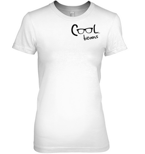 Cool Beans - Black (Pocket Size) - Hanes Women's Nano-T® T-Shirt