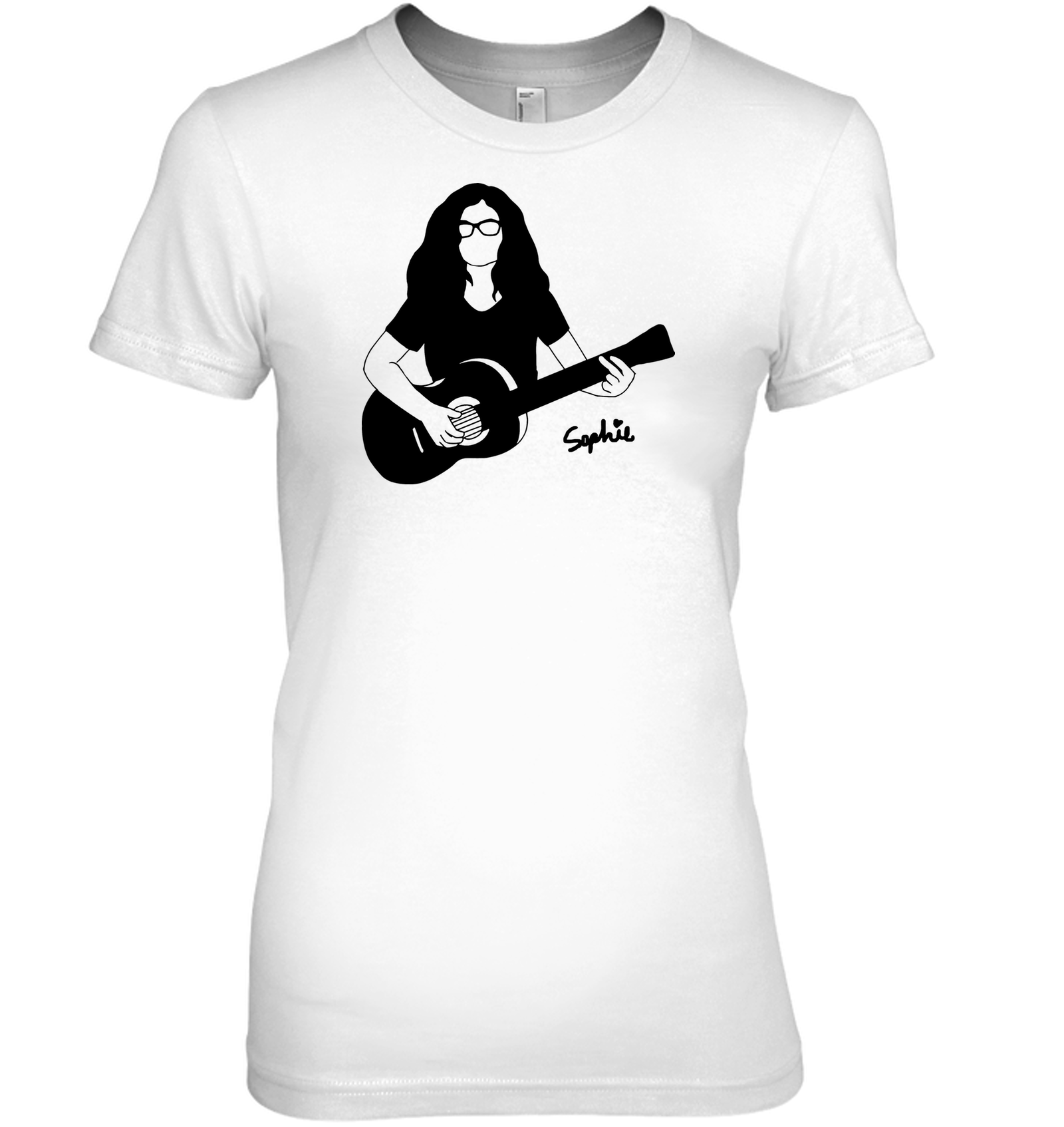 Playin My Guitar, Sophie - Hanes Women's Nano-T® T-shirt