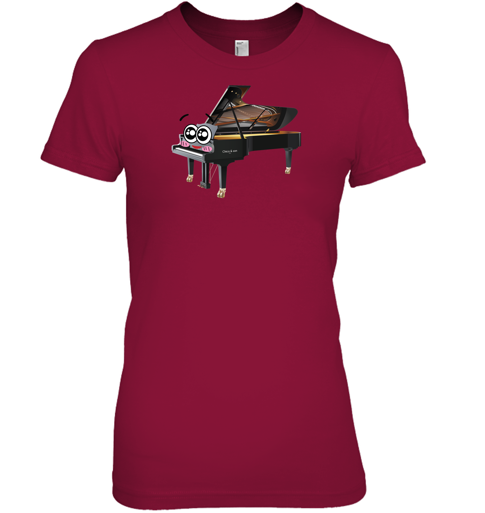 Piano Eyes - Hanes Women's Nano-T® T-Shirt