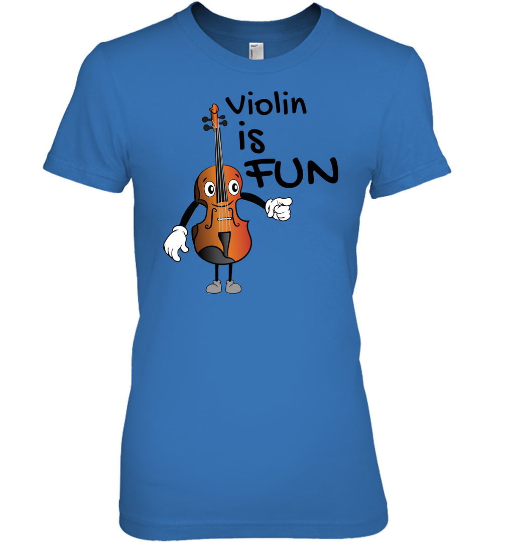 Violin is Fun - Hanes Women's Nano-T® T-Shirt