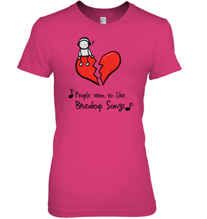 People seem to like Breakup Songs - Hanes Women's Nano-T® T-shirt
