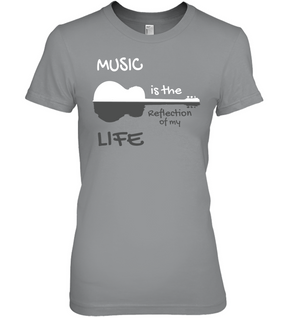 Music is the Reflection of my Life - Hanes Women's Nano-T® T-Shirt